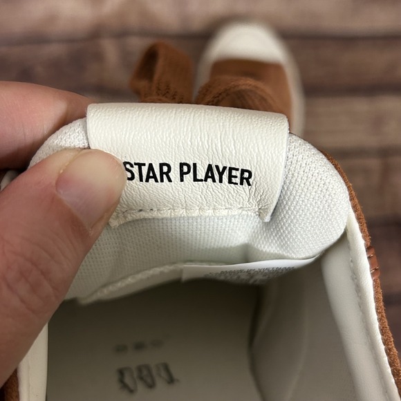 Converse Star Player 76 OX Mens Size 10 Womens Sz 11.5 In A Nutshell Suede Shoes - Picture 9 of 13